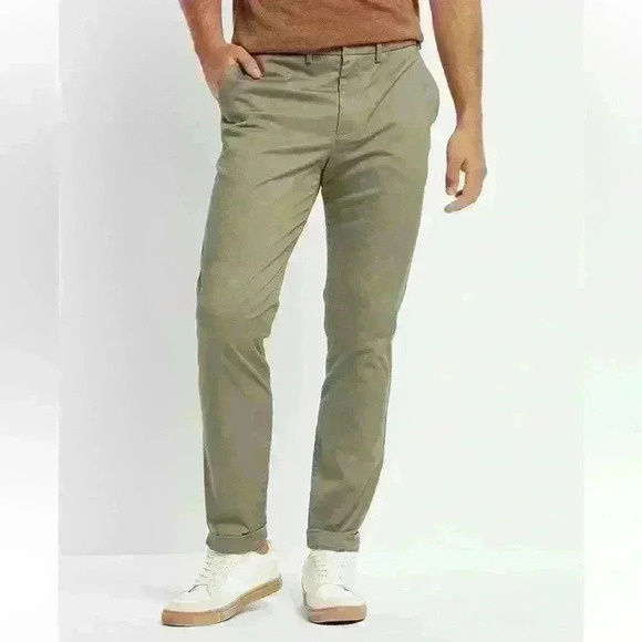 Express Men’s Camo Green Chinos - Picture 2 of 7